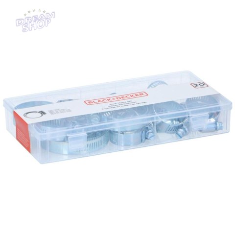 OPASKA ŚLIMAKOWA OBEJMA ZACISKOWA 20SZT BLACK + DECKER