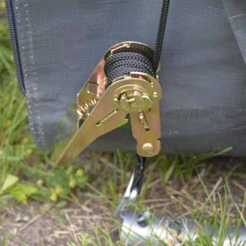 PAWILON GARAŻ OGRODOWY 3.50x3.50x2,60M SZARY SASKA GARDEN