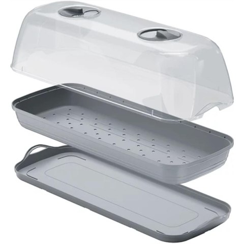 SZKLARNIA 3,6 L RESPANA TABLE GREENHOUSE 2 ANTRACYT