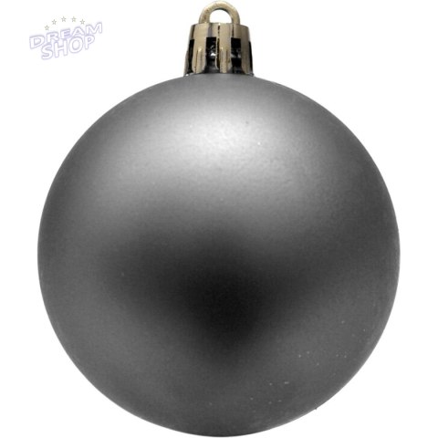 BOMBKA DEKORACYJNA PLASTIKOWA BEZPIECZNA CZUBEK 54 ELEMENTY SREBRNY