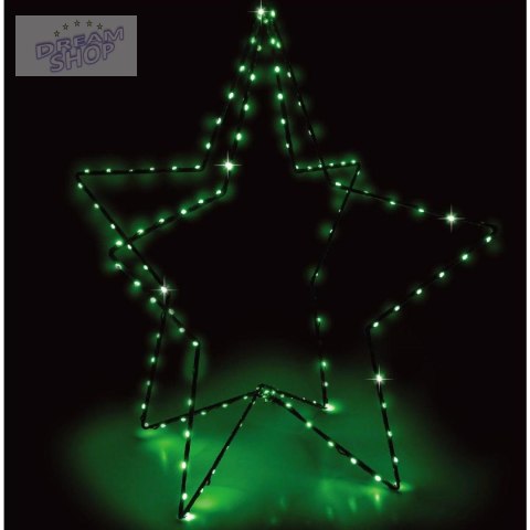 GWIAZDA 3D DEKORACYJNA STOJĄCA 120LED RGB 80CM