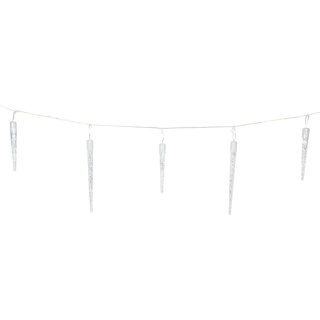 LAMPKI KURTYNA ŚWIETLNA SOPLE ZEW 72 LED ZIMNY BIAŁY TIMER