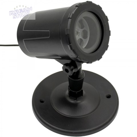 PROJEKTOR RZUTNIK LED PŁATKI ŚNIEGU