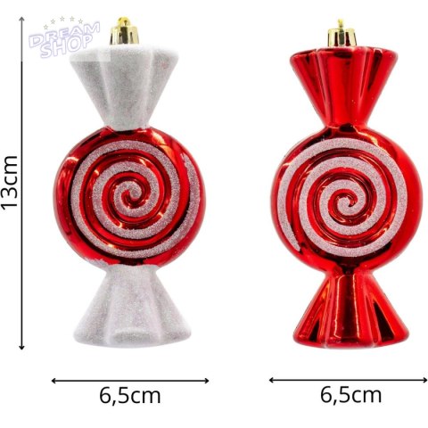 BOMBKA FORMÓWKA PLASTIKOWA BEZPIECZNA CUKIERKI 4SZT MICA