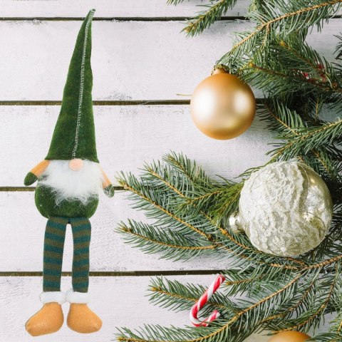 SKRZAT KRASNAL GNOM DEKORACYJNY 30+15CM ZIELONY