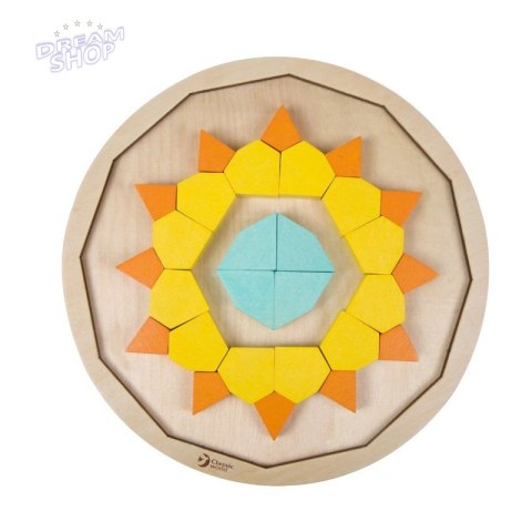 CLASSIC WORLD Drewniane Kolorowe Klocki Mandala CLASSIC WORLD Drewniane Kolorowe Klocki Mandala