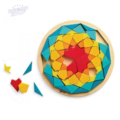CLASSIC WORLD Drewniane Kolorowe Klocki Mandala CLASSIC WORLD Drewniane Kolorowe Klocki Mandala
