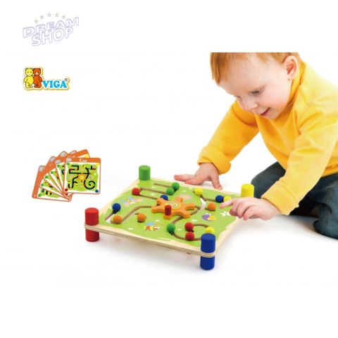 Drewniana Gra Edukacyjna Viga Toys Trop i Śledź Drewniana Gra Edukacyjna Viga Toys Trop i Śledź