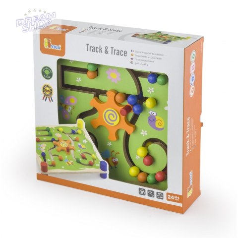 Drewniana Gra Edukacyjna Viga Toys Trop i Śledź Drewniana Gra Edukacyjna Viga Toys Trop i Śledź