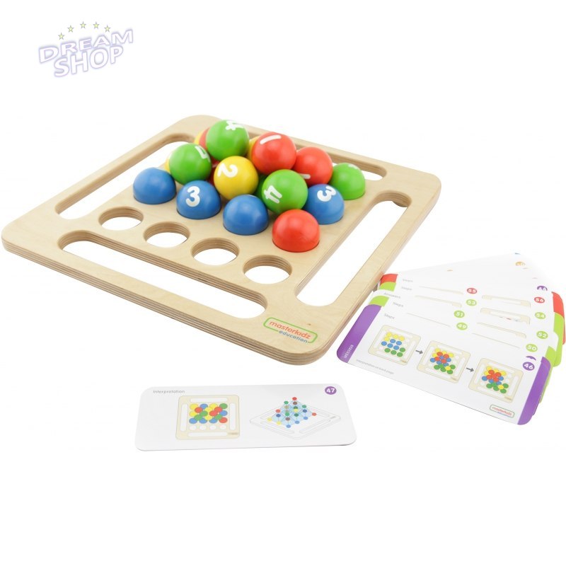 Kolorowe Kulki Drewniana Gra Dla Dzieci Masterkidz Kolorowe Kulki Drewniana Gra Dla Dzieci Masterkidz