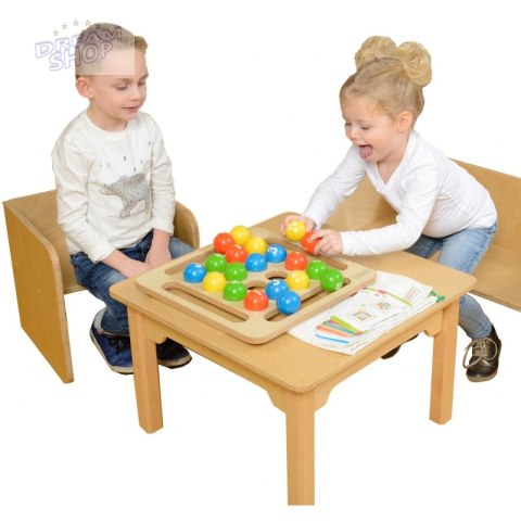 Kolorowe Kulki Drewniana Gra Dla Dzieci Masterkidz Kolorowe Kulki Drewniana Gra Dla Dzieci Masterkidz