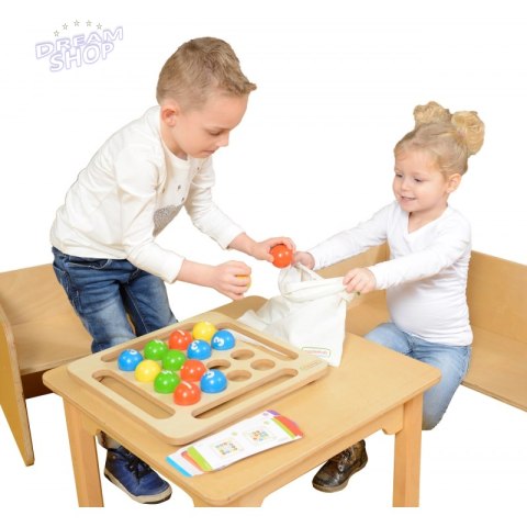 Kolorowe Kulki Drewniana Gra Dla Dzieci Masterkidz Kolorowe Kulki Drewniana Gra Dla Dzieci Masterkidz