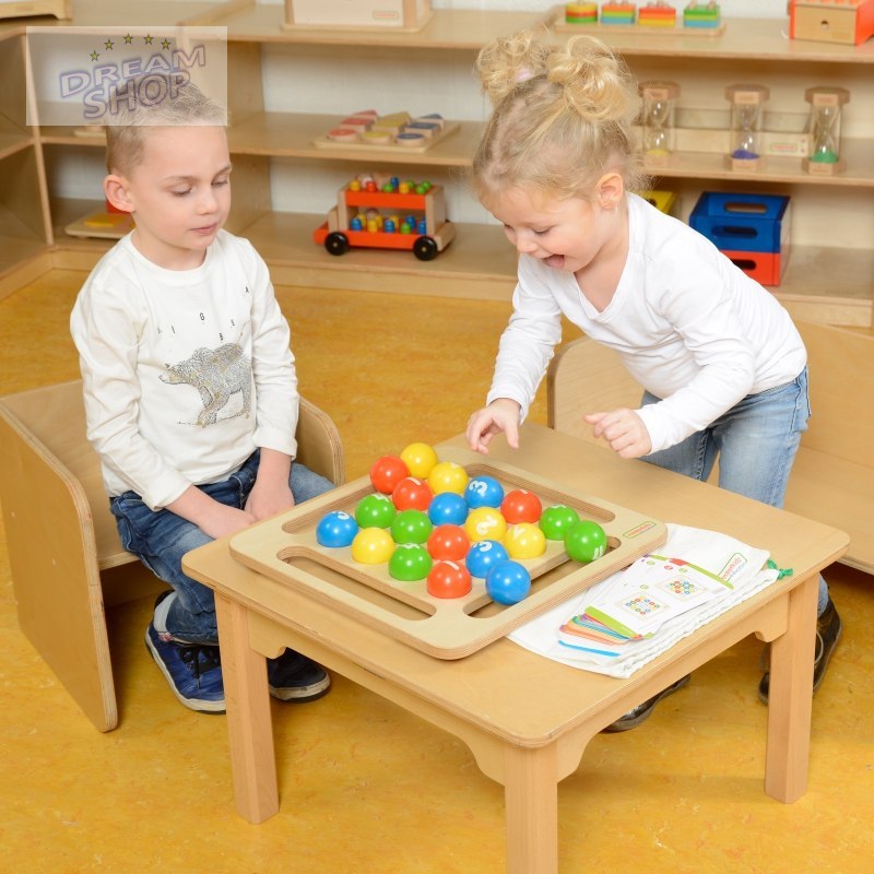 Kolorowe Kulki Drewniana Gra Dla Dzieci Masterkidz Kolorowe Kulki Drewniana Gra Dla Dzieci Masterkidz