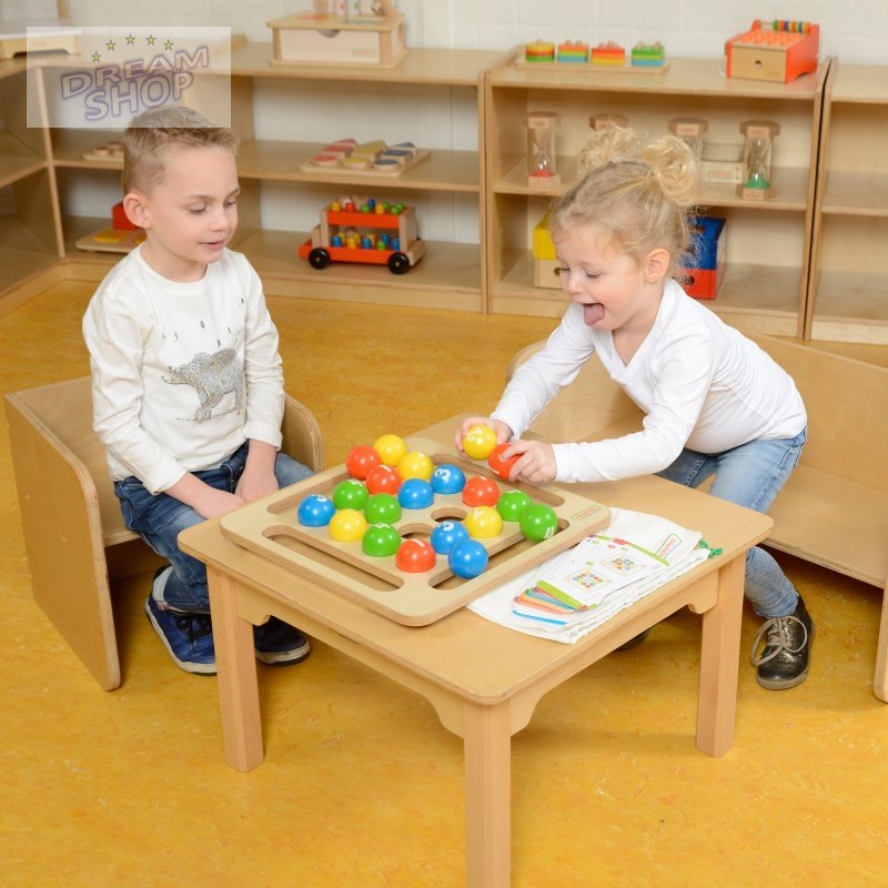 Kolorowe Kulki Drewniana Gra Dla Dzieci Masterkidz Kolorowe Kulki Drewniana Gra Dla Dzieci Masterkidz