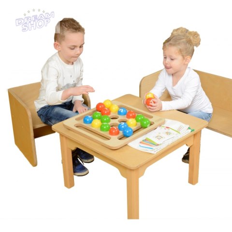 Kolorowe Kulki Drewniana Gra Dla Dzieci Masterkidz Kolorowe Kulki Drewniana Gra Dla Dzieci Masterkidz
