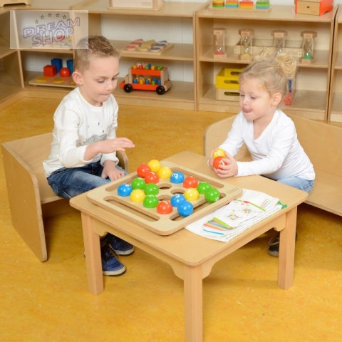 Kolorowe Kulki Drewniana Gra Dla Dzieci Masterkidz Kolorowe Kulki Drewniana Gra Dla Dzieci Masterkidz