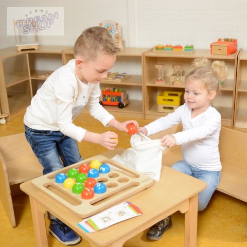 Kolorowe Kulki Drewniana Gra Dla Dzieci Masterkidz Kolorowe Kulki Drewniana Gra Dla Dzieci Masterkidz