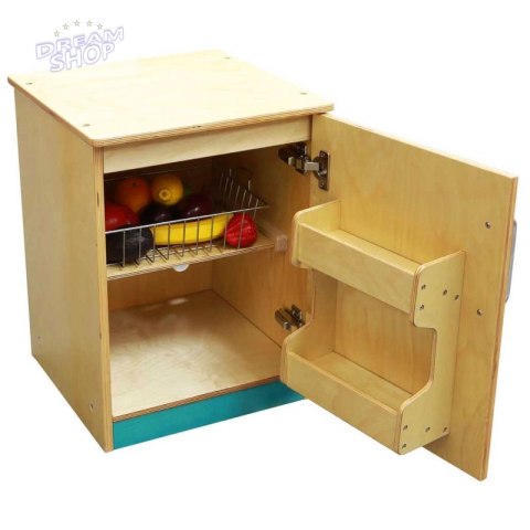 MASTERKIDZ Pastelowa Lodówka Drewniana MASTERKIDZ Pastelowa Lodówka Drewniana