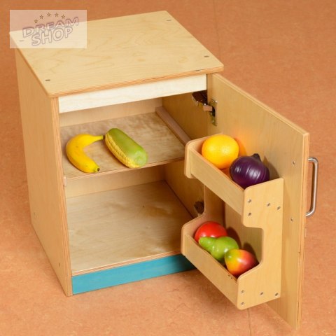 MASTERKIDZ Pastelowa Lodówka Drewniana MASTERKIDZ Pastelowa Lodówka Drewniana