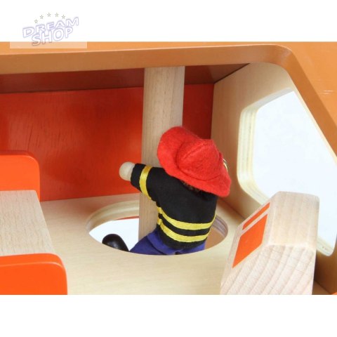 Mini Remiza Strażacka Drewniany Zestaw Masterkidz Mini Remiza Strażacka Drewniany Zestaw Masterkidz