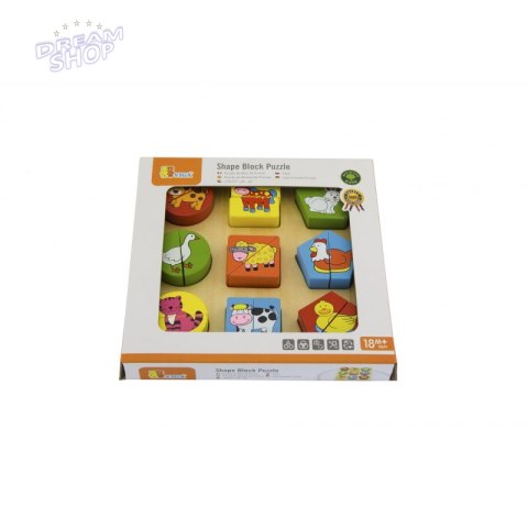 Puzzle Edukacyjne Drewniane Viga Zwierzęta Puzzle Edukacyjne Drewniane Viga Zwierzęta