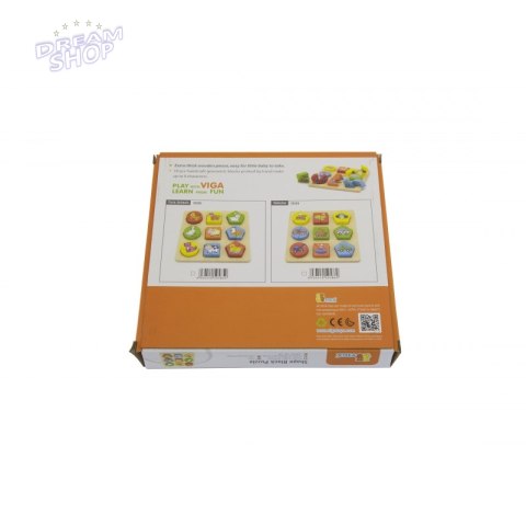 Puzzle Edukacyjne Drewniane Viga Zwierzęta Puzzle Edukacyjne Drewniane Viga Zwierzęta