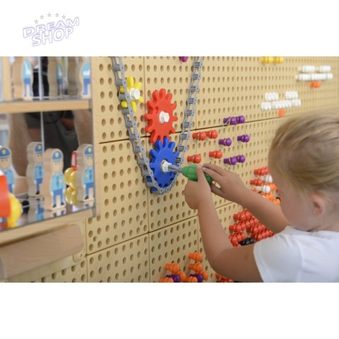 Ręczne Narzędzia 6 Elementów Śrubokręt Klucz - Tablica Naukowo-Edukacyjna Masterkidz STEM