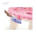 STEP2 Toaletka dla dziewczynki z lustrem z oświetleniem biała różowa
