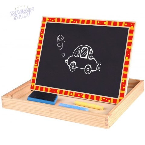 TOOKY TOY Drewniana Tablica Dwustronna Puzzle Układanka Magnetyczna Farma TOOKY TOY Drewniana Tablica Dwustronna Puzzle Układanka Magnetyczna Farma