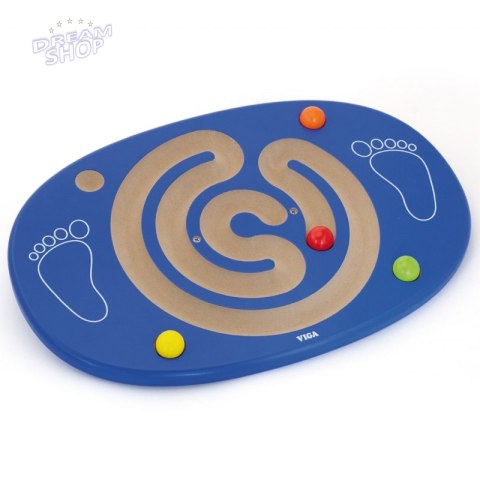 Viga Sensoryczna Drewniana Deska do balansowania z labiryntem Viga Sensoryczna Drewniana Deska do balansowania z labiryntem