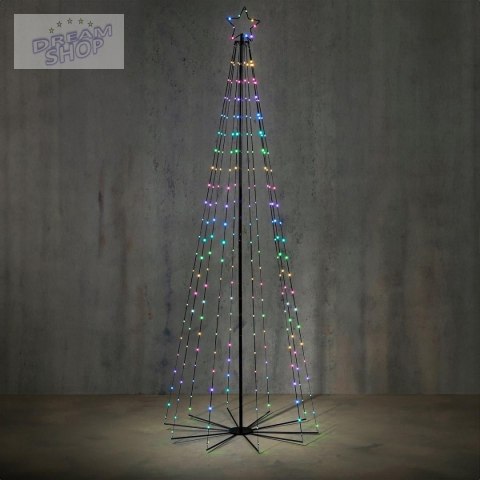 CHOINKA DEKORACYJNA 230 LED RGB 240CM LUCA