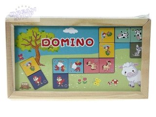 Domino drewniane Zwierzątka
