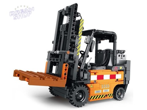 Klocki konstrukcyjne Zdalnie sterowany WÓZEK WIDŁOWY ruchomy 722-ele ZA5796