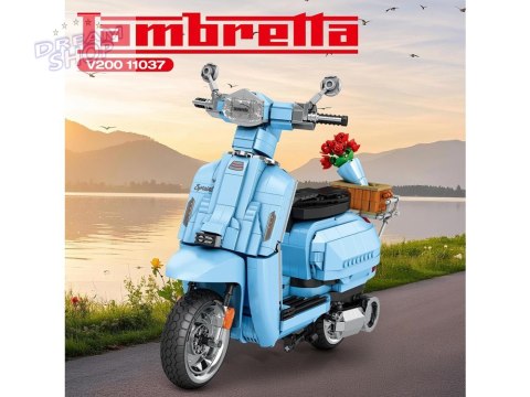 Klocki licencjonowane Włoski SKUTER Lambretta V 200 Special 1169-ele ZA5795