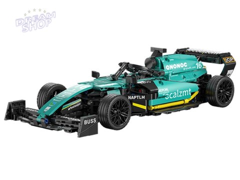 Klocki techniczne 2w1 Bolid Formuła 1 helikopter 736ele naklejki ZA5730