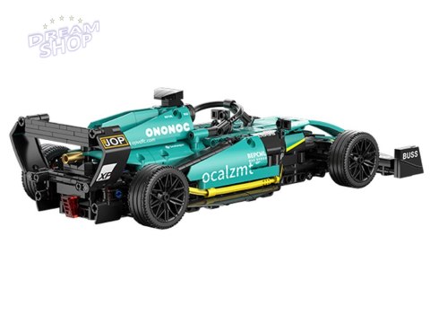 Klocki techniczne 2w1 Bolid Formuła 1 helikopter 736ele naklejki ZA5730