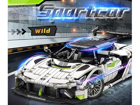 Klocki techniczne 2w1 auto sportowe statek kosmiczny 1091ele ZA5731