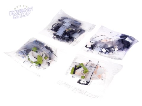 Klocki techniczne 2w1 auto sportowe statek kosmiczny 1091ele ZA5731