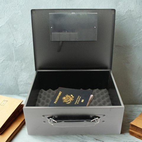 SEJF Z ZAMKIEM CYFROWYM 32,4x12,7x25,5CM 1068756 SASKA GARDEN