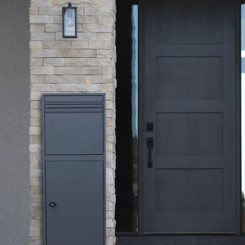 SKRZYNKA NA PRZESYŁKI KURIERSKIE LISTY 2W1 STOJĄCA 38X41X102CM 1068749