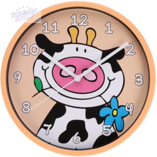 ZEGAR ŚCIENNY KIDS 22,5 CM KRÓWKA