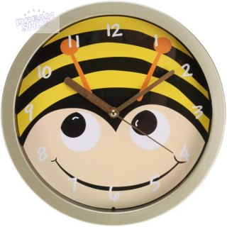 ZEGAR ŚCIENNY KIDS ANIMAL 20 CM PSZCZOŁA