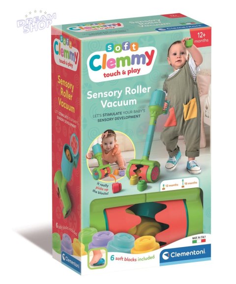 Clemmy Odkurzacz Sensoryczny Miękkie Klocki Sorter Clementoni 17975 Clemmy Odkurzacz Sensoryczny Miękkie Klocki Sorter Clementoni 17975