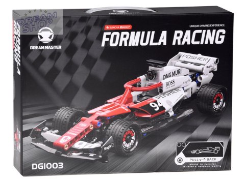 Klocki techniczne BOLID Formuła 1 276ele napęd pull-back naklejki ZA5729