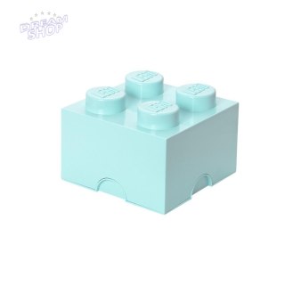 LEGO(R) pojemnik klocek czwórka błękitny