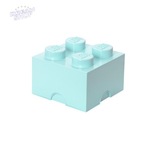 LEGO(R) pojemnik klocek czwórka błękitny