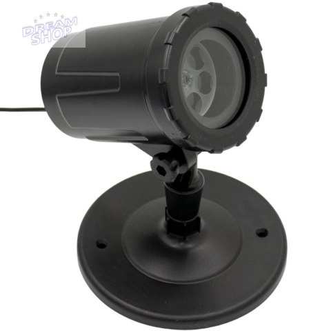 PROJEKTOR RZUTNIK LED PŁATKI ŚNIEGU