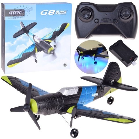 Samolot G8 Glider - Lekki Samolot z Pianki EPP z LED Napędem USB RC0723