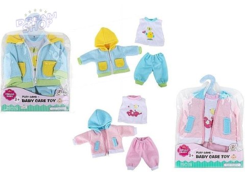 Ubranko dla lalki bobas 30cm mix Ubranko dla lalki bobas 30cm mix