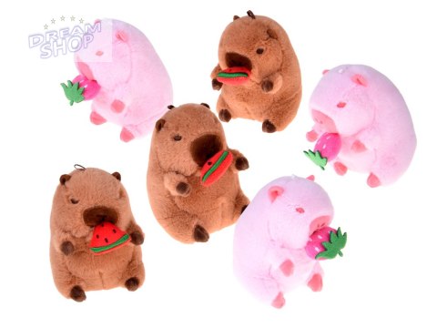 Urocza KAPIBARA zawieszka pałaszująca arbuza mini maskotka 10 cm ZA5733